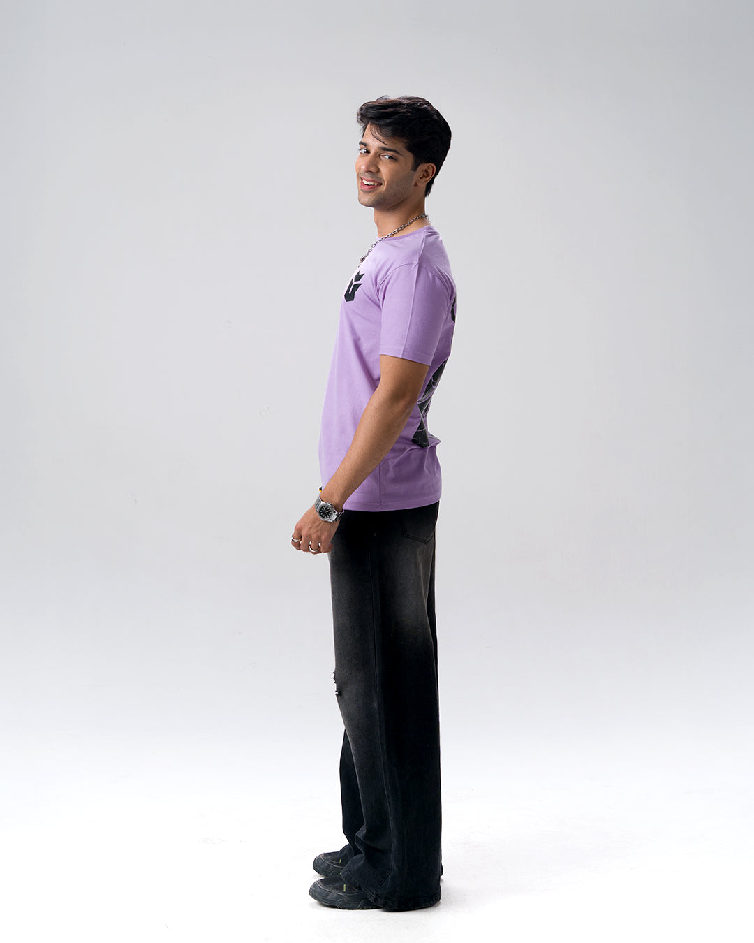 Icon Essential Basic T-Shirt — Lavender