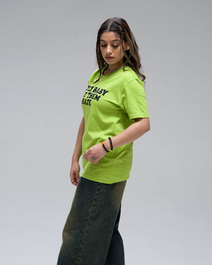 Chill Baby Let Them Hate Acid Wash T-Shirt — Green