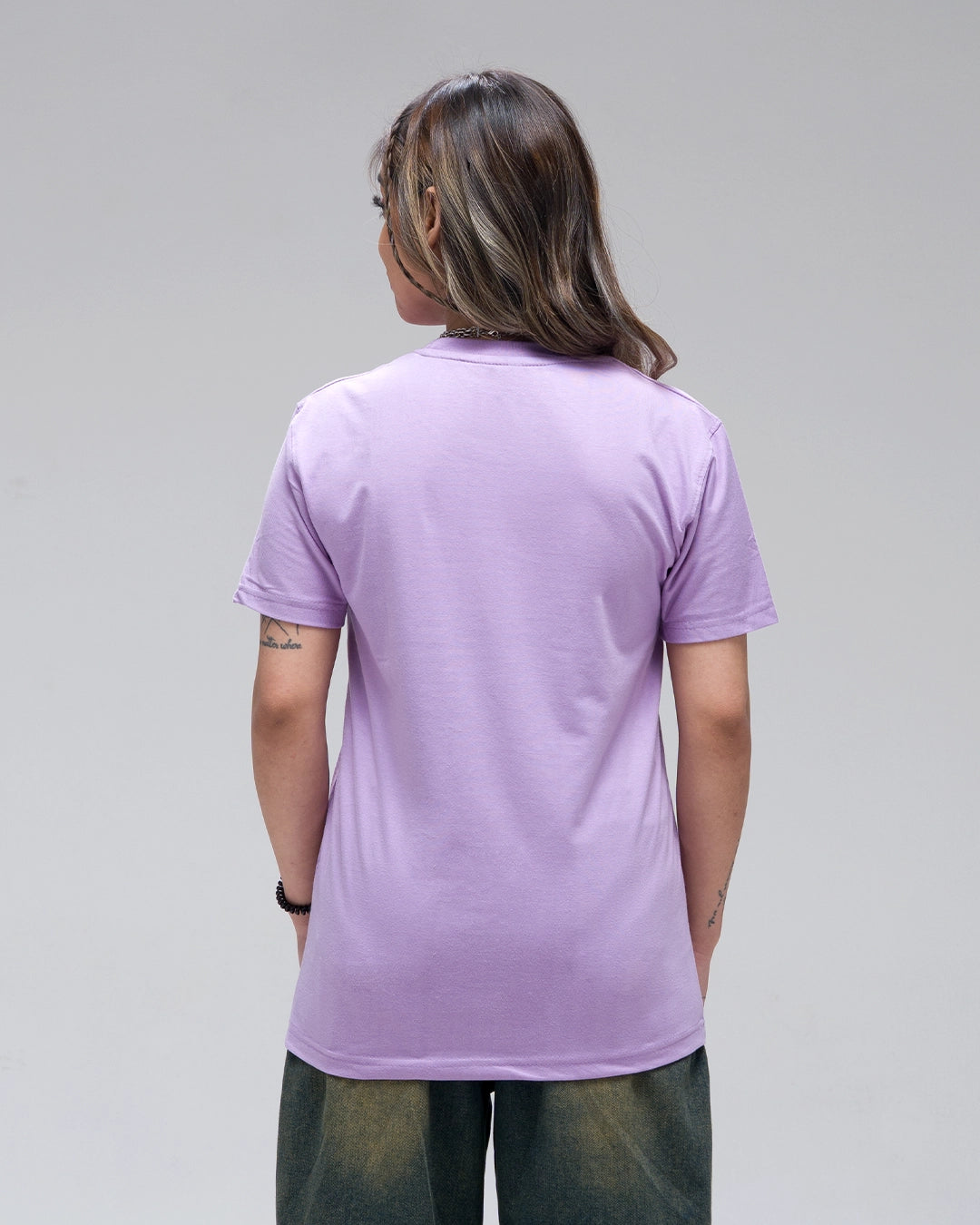 Chill Baby Let Them Hate Acid Wash T-Shirt — Lavender