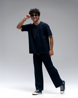 Offtribe Co-ord Set — Navy Blue