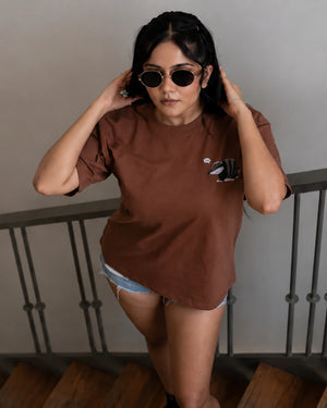 Rusty Brown Bear Front Tee