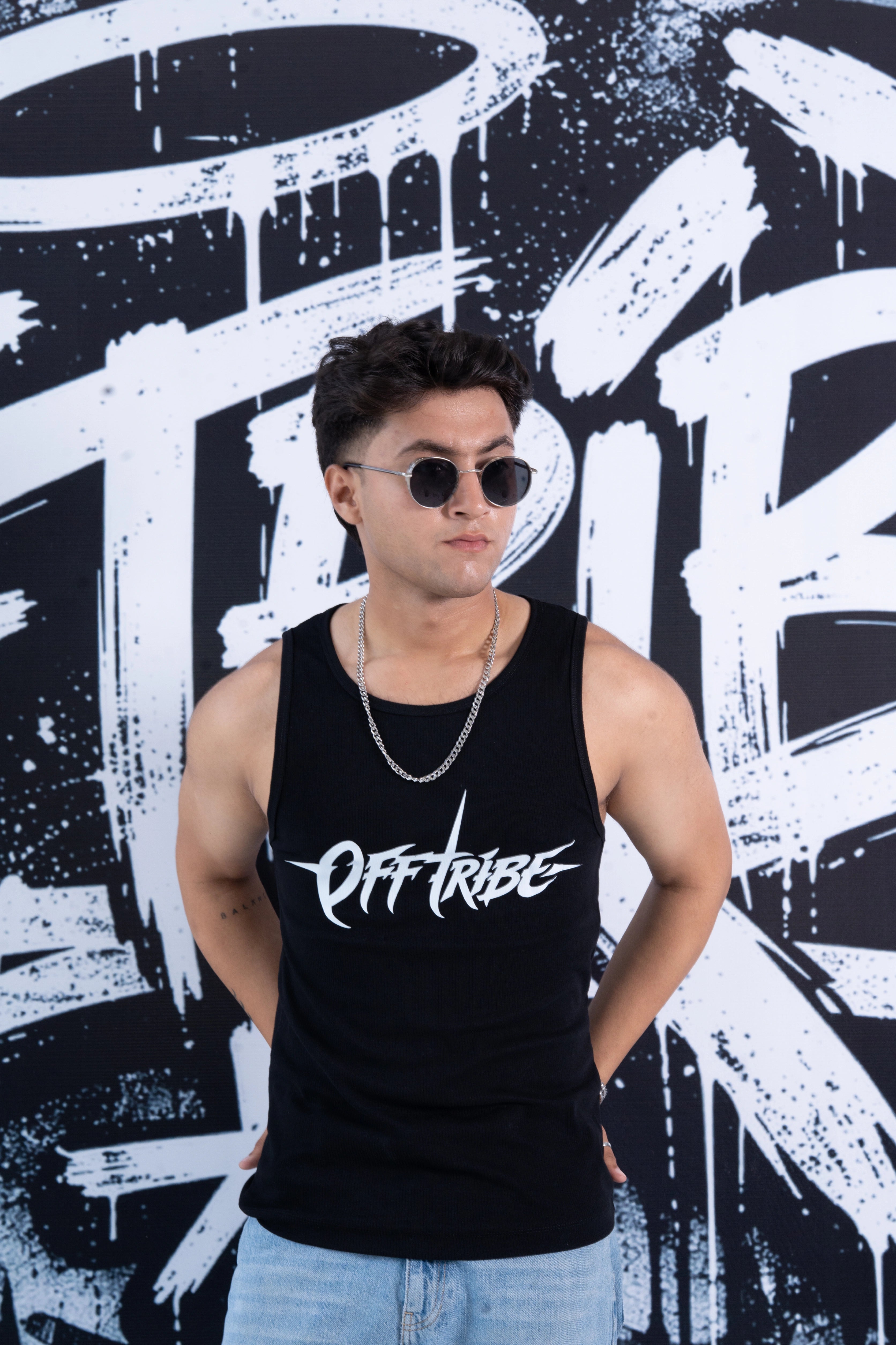 Black Offtribe H&M Tank
