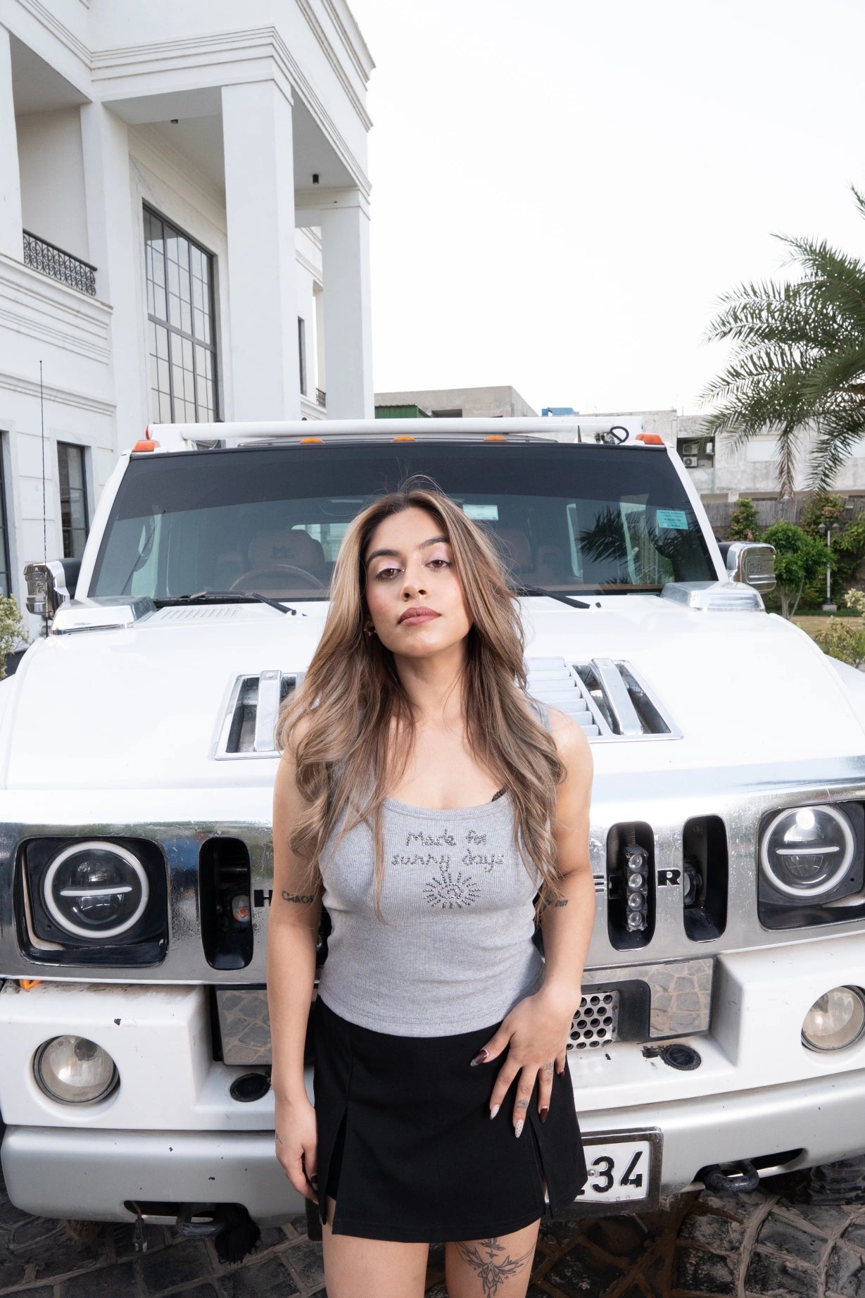 Grey Made For Sunny Days Tank