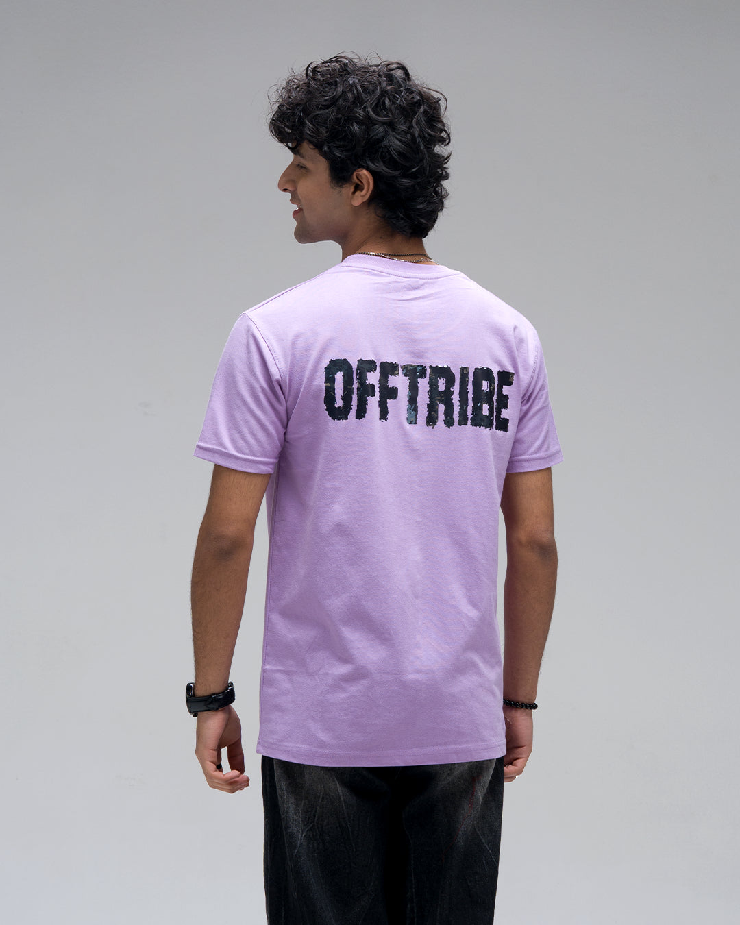 Offtribe Logo Back Logo T-Shirt — Lavender