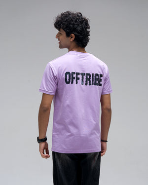 Offtribe Logo Back Logo T-Shirt — Lavender