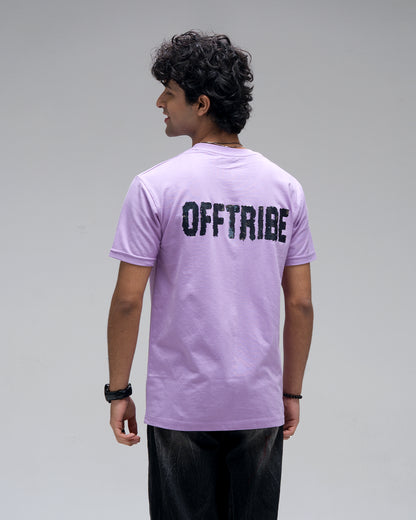 Offtribe Logo Back Logo T-Shirt — Lavender