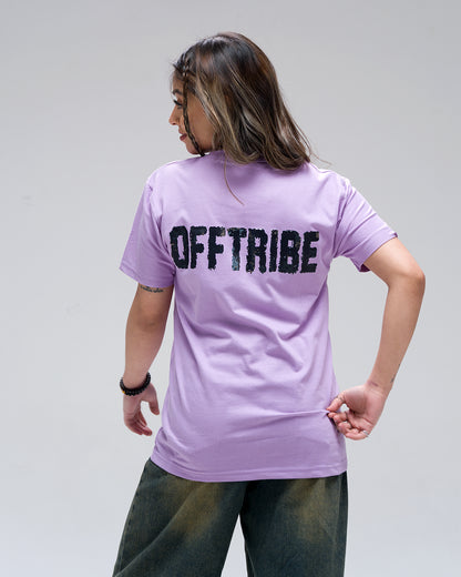 Offtribe Logo Back Logo T-Shirt — Lavender