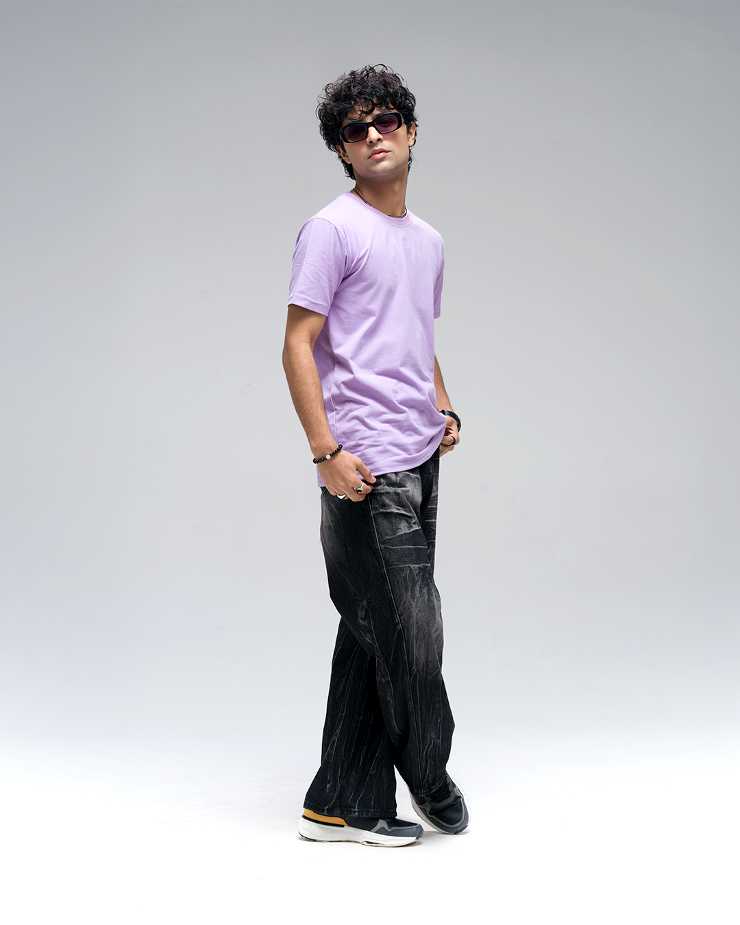 Offtribe Logo Back Logo T-Shirt — Lavender