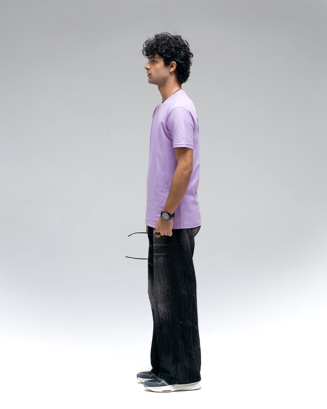 Offtribe Logo Back Logo T-Shirt — Lavender