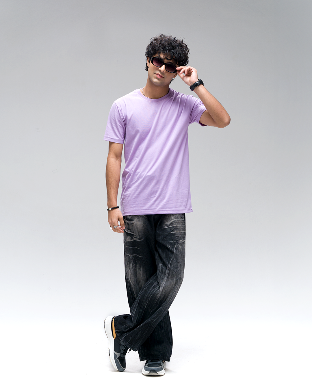 Offtribe Logo Back Logo T-Shirt — Lavender