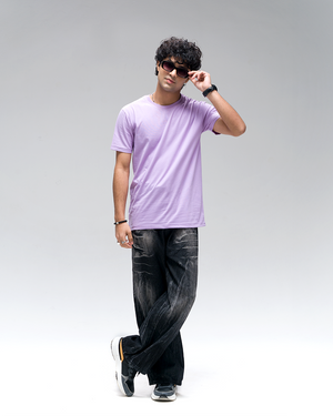 Offtribe Logo Back Logo T-Shirt — Lavender