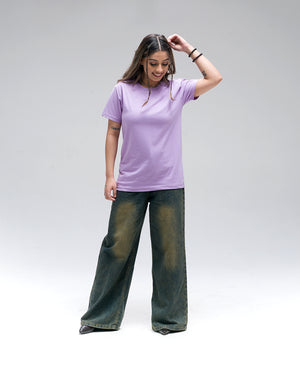 Offtribe Logo Back Logo T-Shirt — Lavender