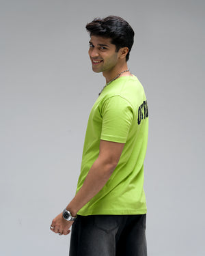 Offtribe Logo Back Logo T-Shirt — Green Neon