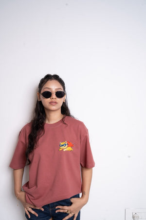 Flying Cat Design Tee