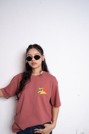 Flying Cat Design Tee